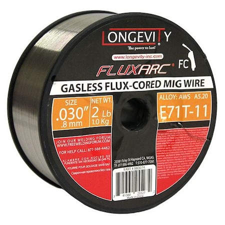 FLUX-ARC E71T-11 Welding Wire: 0.030(0.8mm), 2Lb Spool